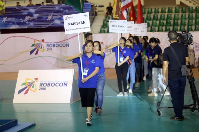 ABU Robocon 2018: Những hình ảnh của buổi tổng duyệt đầu tiên - Ảnh 15.