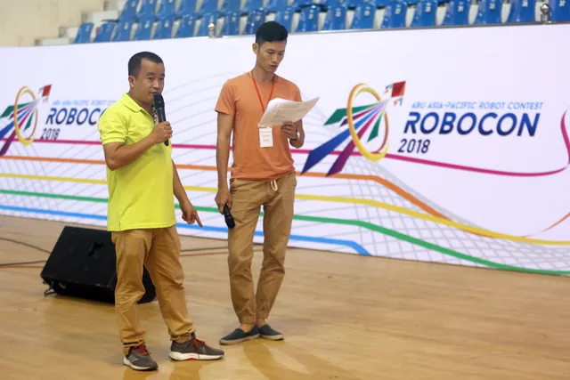 ABU Robocon 2018: Những hình ảnh của buổi tổng duyệt đầu tiên - Ảnh 17.