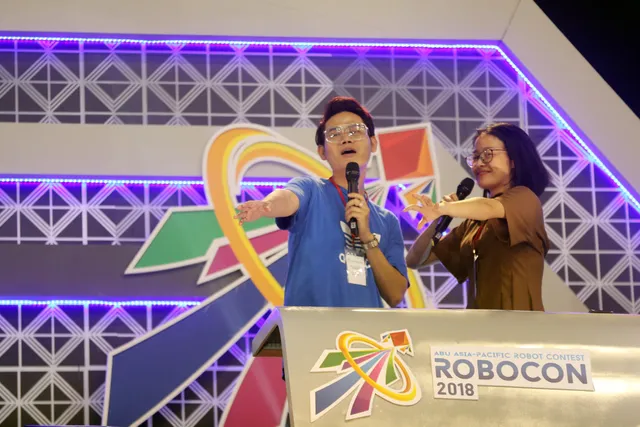 ABU Robocon 2018: Những hình ảnh của buổi tổng duyệt đầu tiên - Ảnh 21.