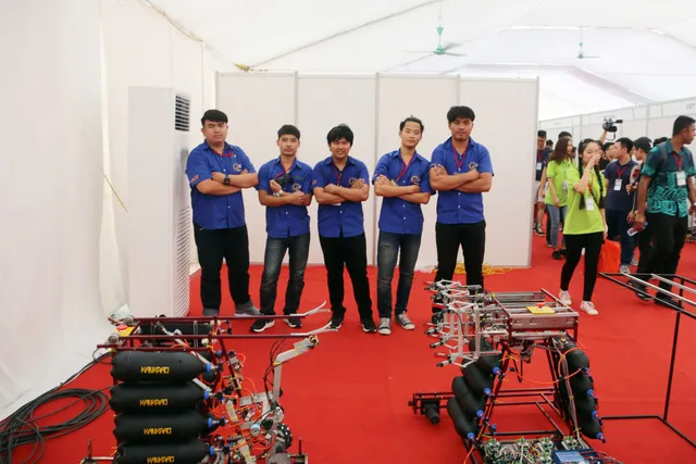 ABU Robocon 2018: Ngày đầu của các đội tuyển tại khu tập kết robot - Ảnh 5.