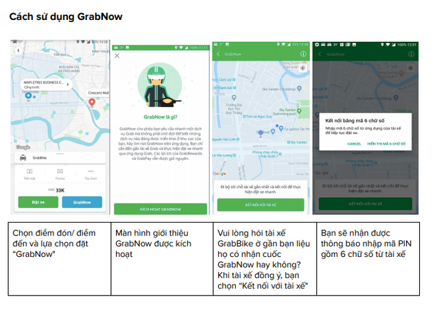 Grab thử nghiệm dịch vụ GrabNow tại Hà Nội và TP.HCM - Ảnh 1.