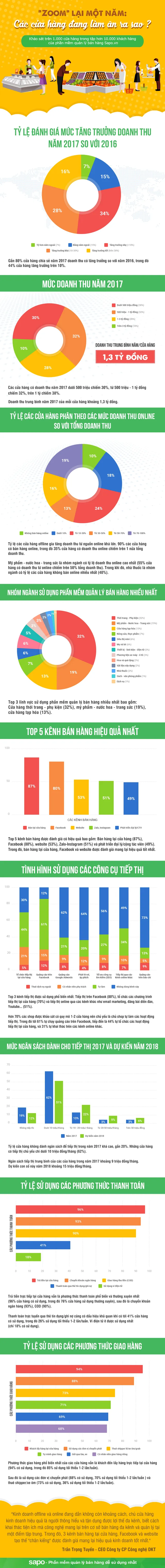 Nhìn lại năm 2017: Các cửa hàng làm ăn ra sao? - Ảnh 1.