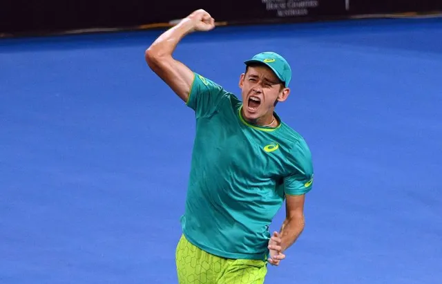 Giải quần vợt Brisbane International: Raonic thua sốc, Kyrgios thắng nghẹt thở - Ảnh 1.