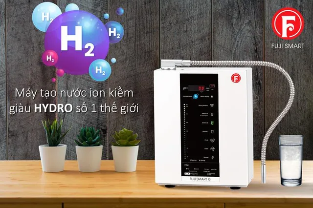 Máy lọc nước ion kiềm giàu hydro Fuji Smart cho doanh nhân - Ảnh 1.