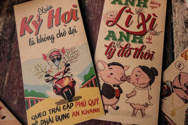 Bao lì xì Vintage vui nhộn được lòng giới trẻ - Ảnh 3.