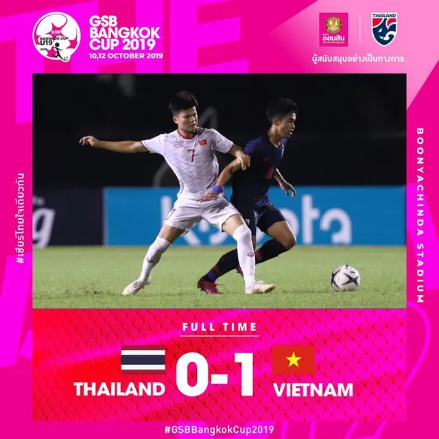 Cùng lúc ĐT Việt Nam chiến thắng, U19 Việt Nam đánh bại U19 Thái Lan ở phút 90+3 - Ảnh 2.