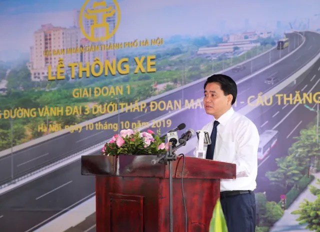 Hà Nội thông xe đường vành đai 3 đoạn Mai Dịch - cầu Thăng Long - Ảnh 3. Hà Nội thông xe đường vành đai 3 đoạn Mai Dịch - cầu Thăng Long - Ảnh 3.