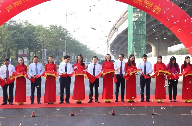 Hà Nội thông xe đường vành đai 3 đoạn Mai Dịch - cầu Thăng Long - Ảnh 1. Hà Nội thông xe đường vành đai 3 đoạn Mai Dịch - cầu Thăng Long - Ảnh 1.