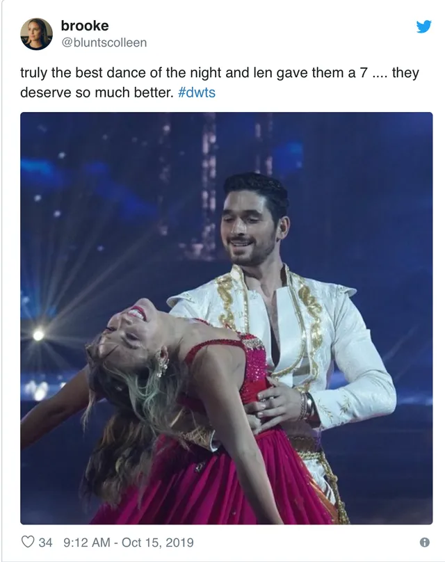 Dancing with the Stars 2019: Fan bất bình với điểm số của Hannah Brown - Ảnh 1.