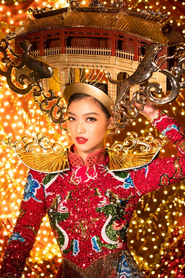 Lộ diện quốc phục của Á hậu Kiều Loan tại Miss Grand International 2019 - Ảnh 2.