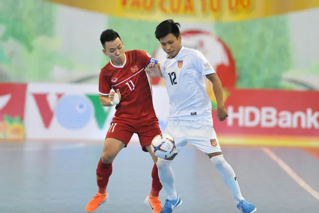 Thắng đậm Myanmar, ĐT Futsal Việt Nam giành hạng 3 giải Futsal Đông Nam Á 2019 - Ảnh 1.