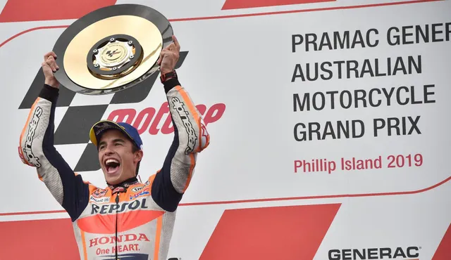 Marc Marquez giành chiến thắng tại GP Australia - Ảnh 1.