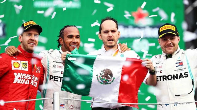 Đua xe F1: Về nhất GP Mexico 2019, Lewis Hamilton vẫn chưa thể vô địch - Ảnh 3.