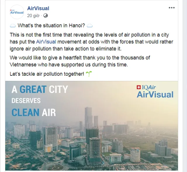 AirVisual bất ngờ mở lại ứng dụng tại Việt Nam - Ảnh 1.