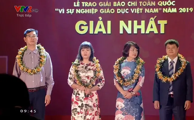 VTV giành 4 giải báo chí toàn quốc Vì sự nghiệp giáo dục Việt Nam 2019 - Ảnh 1.