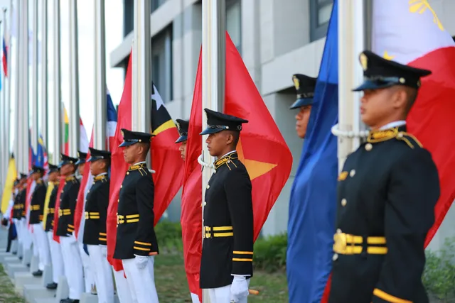 Quốc kỳ Việt Nam tung bay tại SEA Games 30 - Philippines 2019 - Ảnh 4.