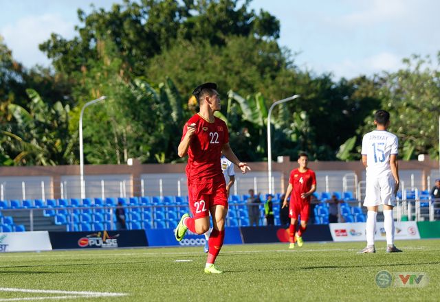 ẢNH: Tiến Linh lập hat-trick, Quang Hải lập công, U22 Việt Nam thắng 6-1 U22 Lào - Ảnh 6.