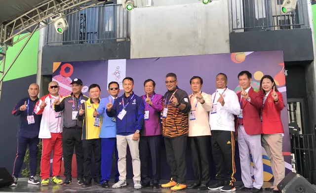 Quốc kỳ Việt Nam tung bay tại SEA Games 30 - Philippines 2019 - Ảnh 8.