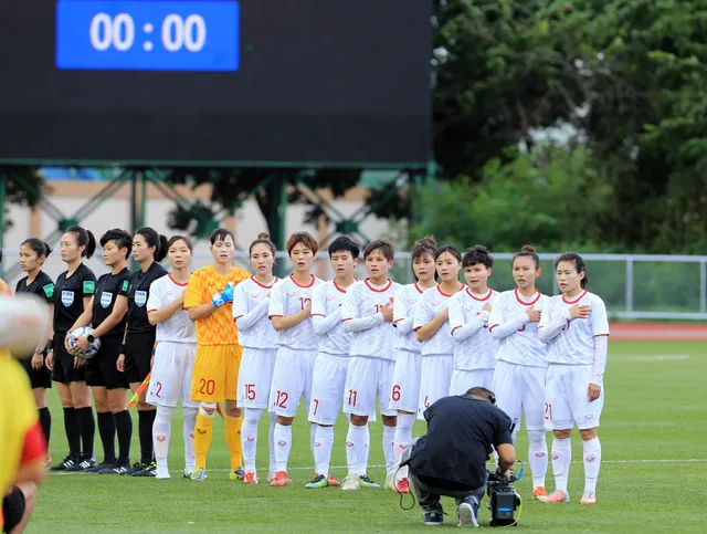 ẢNH: Thắng thuyết phục ĐT nữ Indonesia, ĐT nữ Việt Nam giành quyền vào bán kết SEA Games 30 - Ảnh 1.