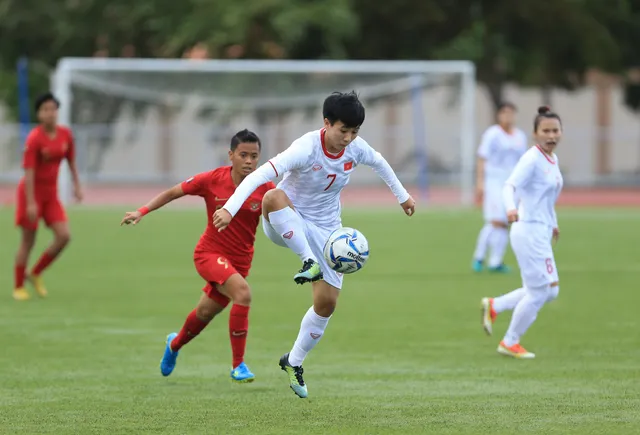 ẢNH: Thắng thuyết phục ĐT nữ Indonesia, ĐT nữ Việt Nam giành quyền vào bán kết SEA Games 30 - Ảnh 7.