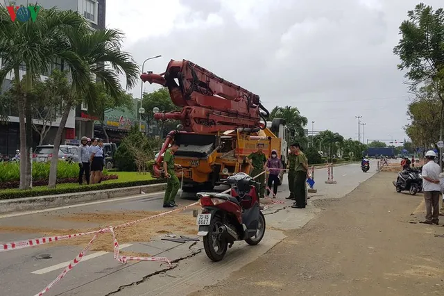 Một người đàn ông bị xe chở bê tông cán chết tại Đà Nẵng - Ảnh 1.