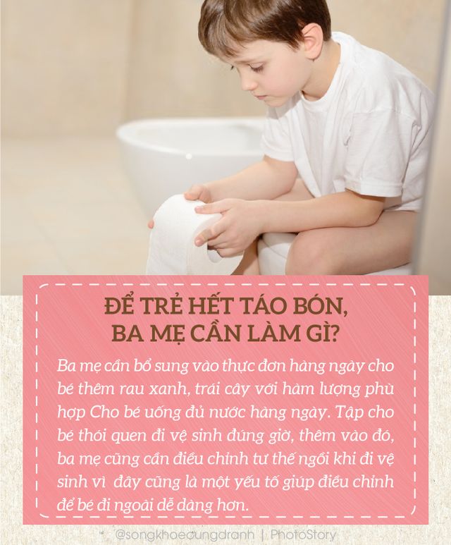 4 dấu hiệu cho thấy trẻ đang bị táo bón - Ảnh 5.