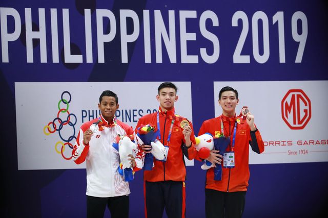 Kình ngư Huy Hoàng hướng đến hat-trick HCV tại SEA Games 31 - Ảnh 1.