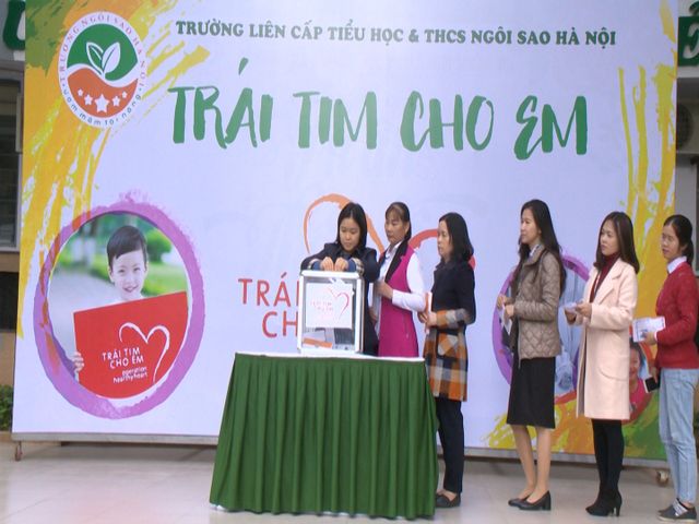 2.500 học sinh Trường liên cấp Ngôi Sao Hà Nội chung tay ủng hộ bệnh nhi tim bẩm sinh - Ảnh 2.