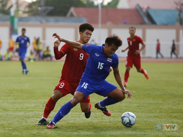 ẢNH: U22 Việt Nam loại U22 Thái Lan, thẳng tiến vào bán kết SEA Games 30 - Ảnh 9.