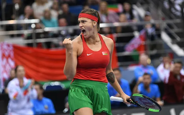 ĐT Pháp và ĐT Belarus vào bán kết Fed Cup 2019 - Ảnh 3.