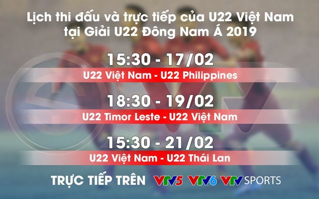 U22 Đông Nam Á: U22 Việt Nam - U22 Philippines: 3 điểm ngày ra quân (15h30 ngày 17/2 trên VTV5 & VTV6) - Ảnh 2.