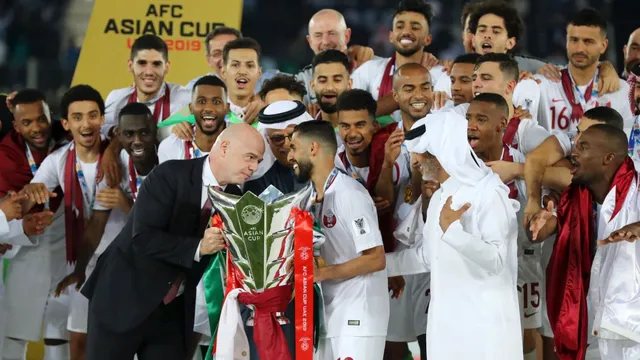 ẢNH: Nhìn lại những khoảnh khắc đăng quang chức vô địch Asian Cup 2019 của ĐT Qatar - Ảnh 9.