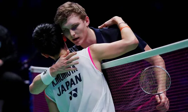 Kento Momota lần đầu tiên vô địch đơn nam Giải Cầu lông toàn Anh - Ảnh 2.