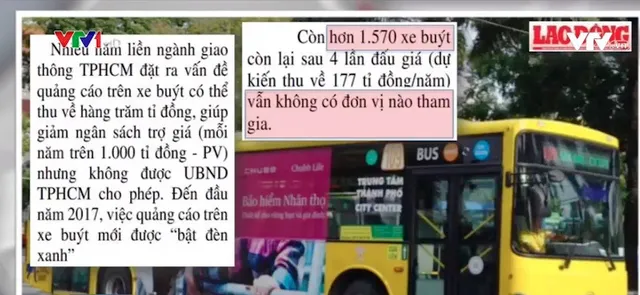 Ế quảng cáo trên xe bus vì bán giá cao - Ảnh 1.