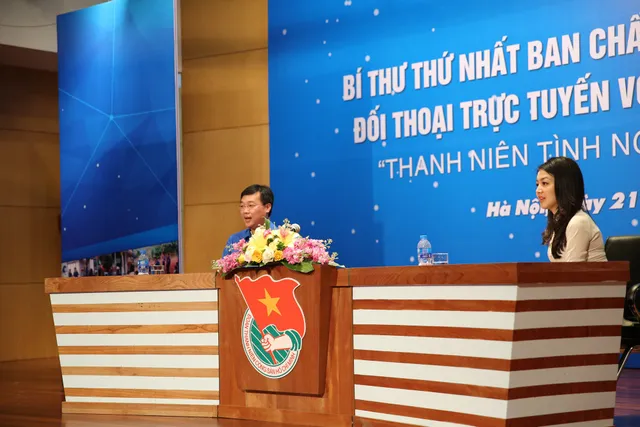 Bí thư thứ nhất Ban chấp hành Trung ương Đoàn đối thoại trực tuyến với đoàn viên, thanh niên cả nước  - Ảnh 1.