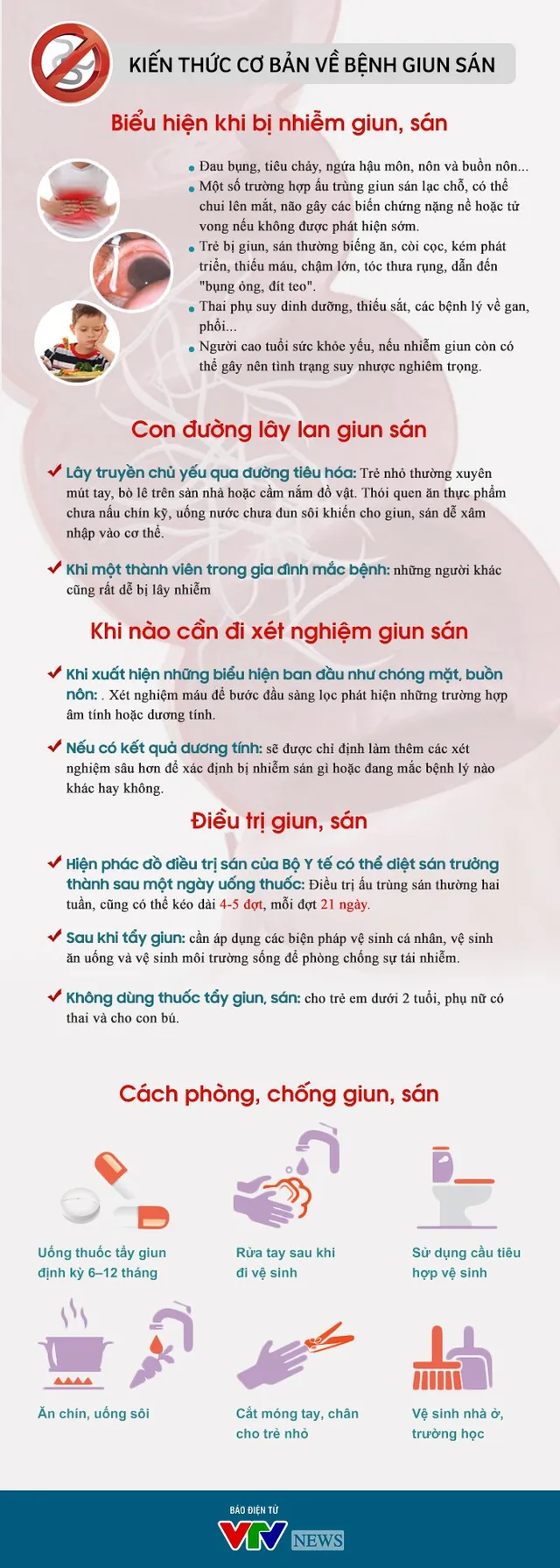 [INFOGRAPHIC] - Bệnh giun sán: Hiểu thế nào cho đúng? - Ảnh 1.