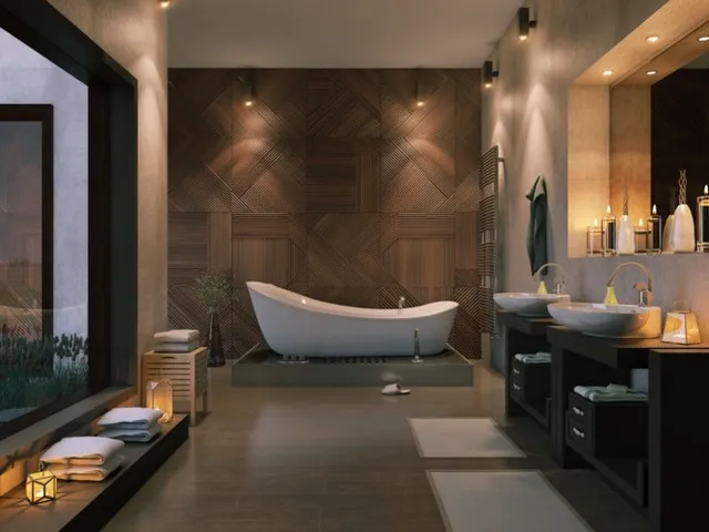 Mẫu thiết kế phòng tắm mở khiến bạn mê mẩn - Ảnh 11. Mẫu thiết kế phòng tắm mở khiến bạn mê mẩn - Ảnh 11.
