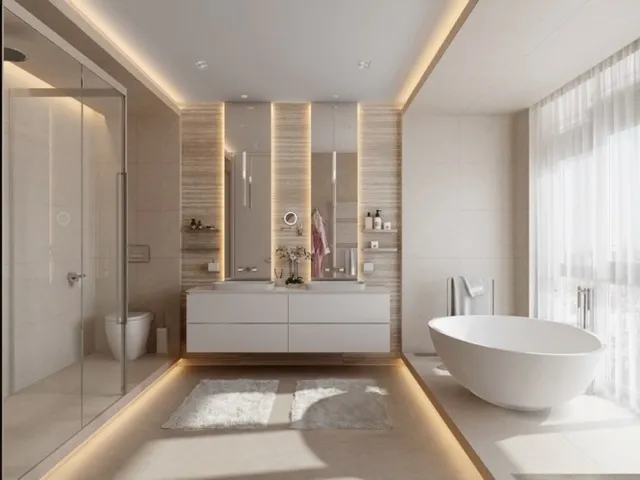 Mẫu thiết kế phòng tắm mở khiến bạn mê mẩn - Ảnh 10. Mẫu thiết kế phòng tắm mở khiến bạn mê mẩn - Ảnh 10.