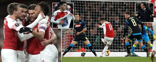 Kết quả lượt đi tứ kết Europa League: Arsenal thắng dễ Napoli, Chelsea vất vả vượt qua Slavia Praha - Ảnh 2.