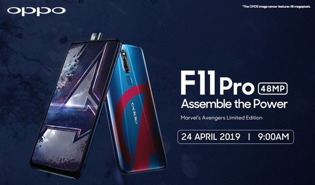 Hợp tác với Marvel, Oppo trình làng F11 Pro bản Avengers Endgame vào 24/4 - Ảnh 1.