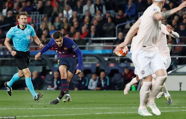 Messi giải khát tứ kết, Barca vùi dập Man Utd để đi tiếp - Ảnh 2.