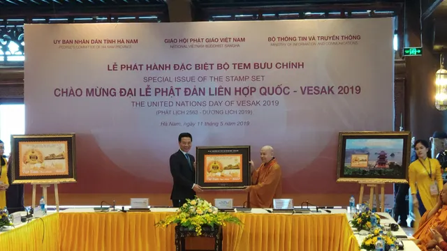 Cận cảnh bộ tem chào mừng Đại lễ Phật đản LHQ Vesak 2019 - Ảnh 4.