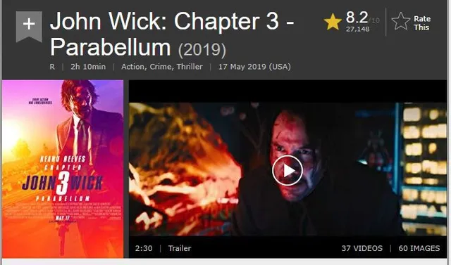 “John Wick 3” thu về 57 triệu USD từ các phòng vé Bắc Mỹ trong tuần mở màn - Ảnh 3.