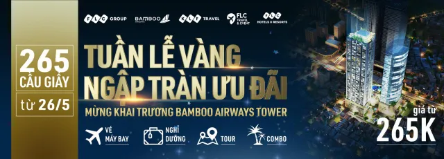 Bamboo Airways tung ngàn vé máy bay giá chỉ từ 265.000 đồng - Ảnh 1.