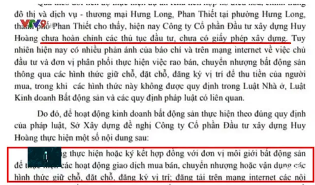 “Tuýt còi” một số dự án bất động sản tại Bình Thuận - Ảnh 1.