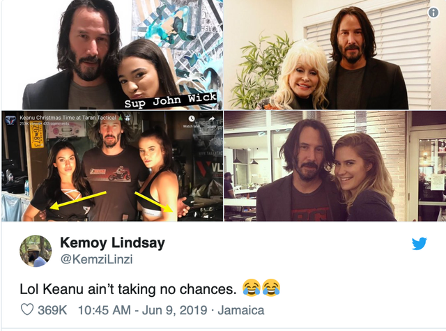 Fan ‘phát cuồng’ vì bàn tay lịch thiệp của Keanu Reeves - Ảnh 1.