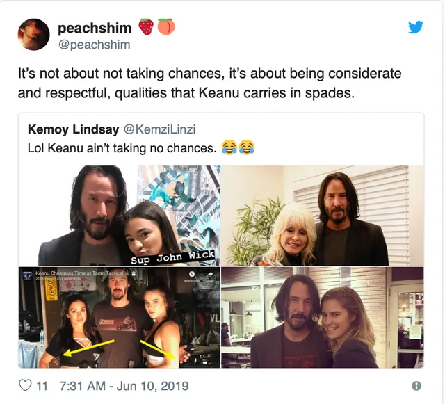 Fan ‘phát cuồng’ vì bàn tay lịch thiệp của Keanu Reeves - Ảnh 7.