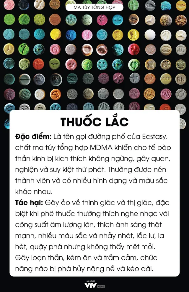 [Infographic] 10 loại ma túy thường gặp ở Việt Nam và tác hại đáng sợ - Ảnh 6.