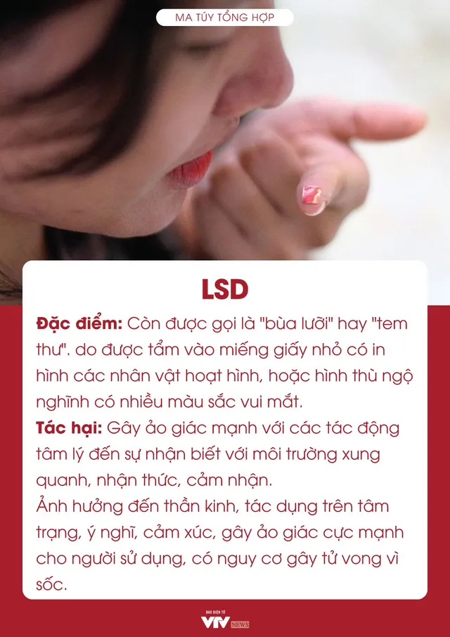 [Infographic] 10 loại ma túy thường gặp ở Việt Nam và tác hại đáng sợ - Ảnh 8.