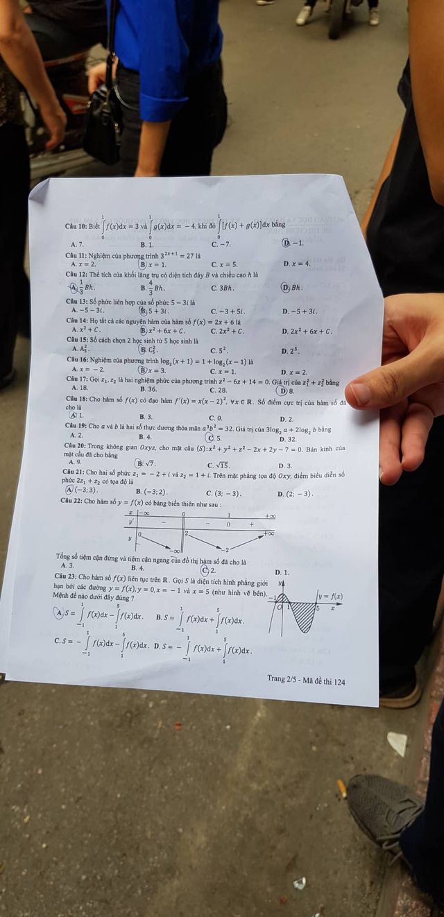 Đề thi Toán THPT Quốc gia 2019 - Ảnh 12.